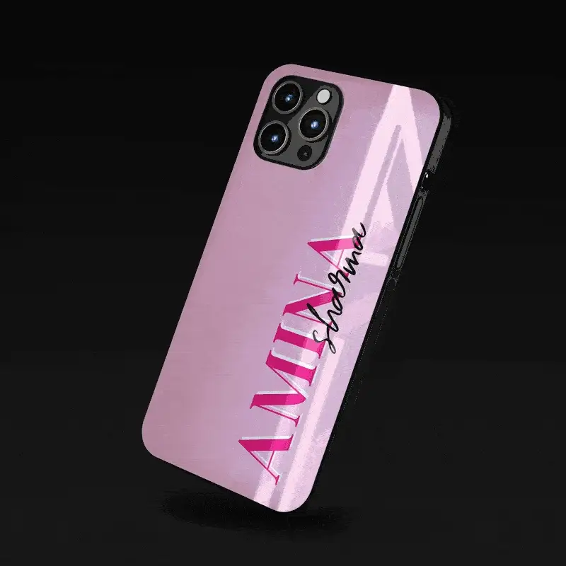 Allura Script Name Glass Case