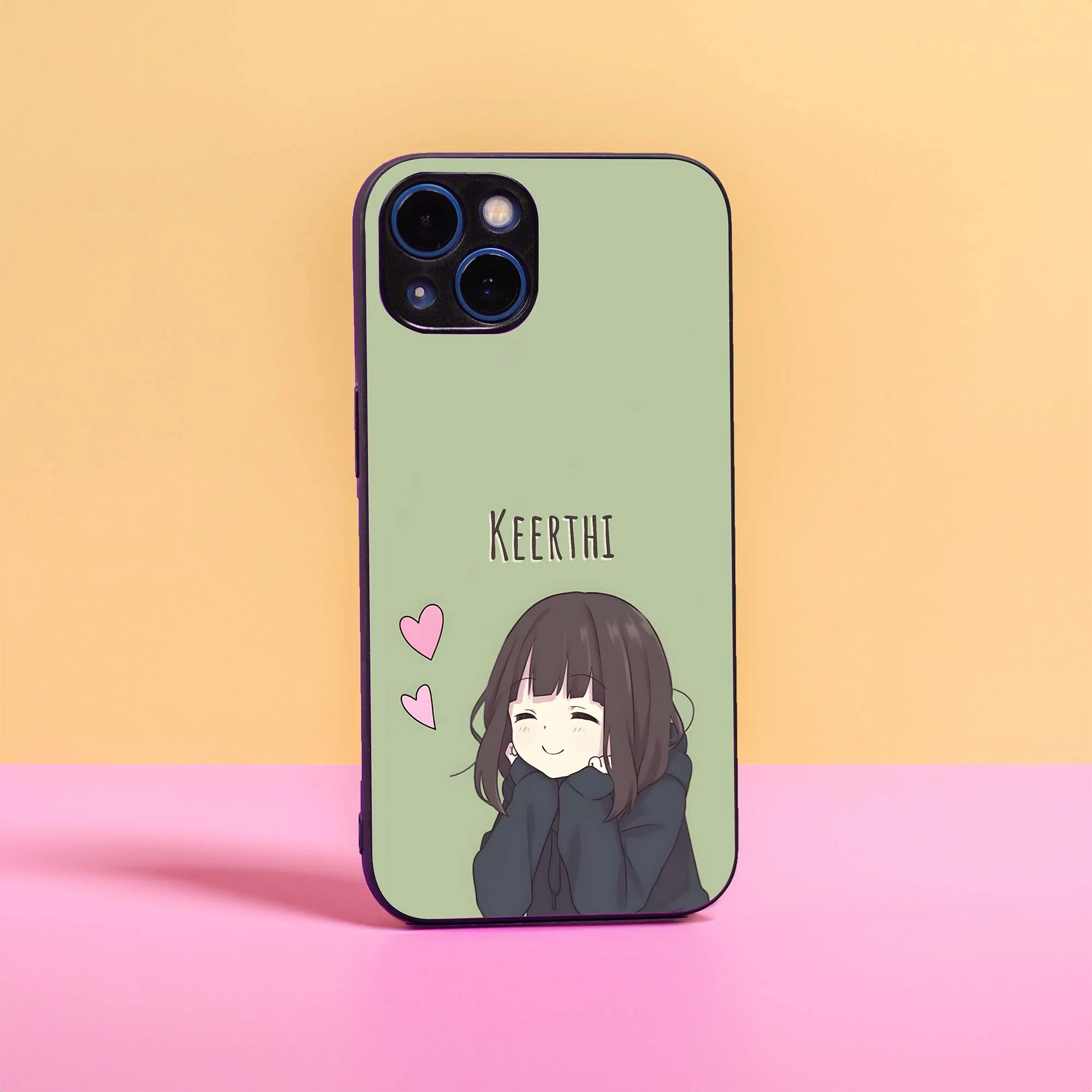 Being Cute Name Glass Case