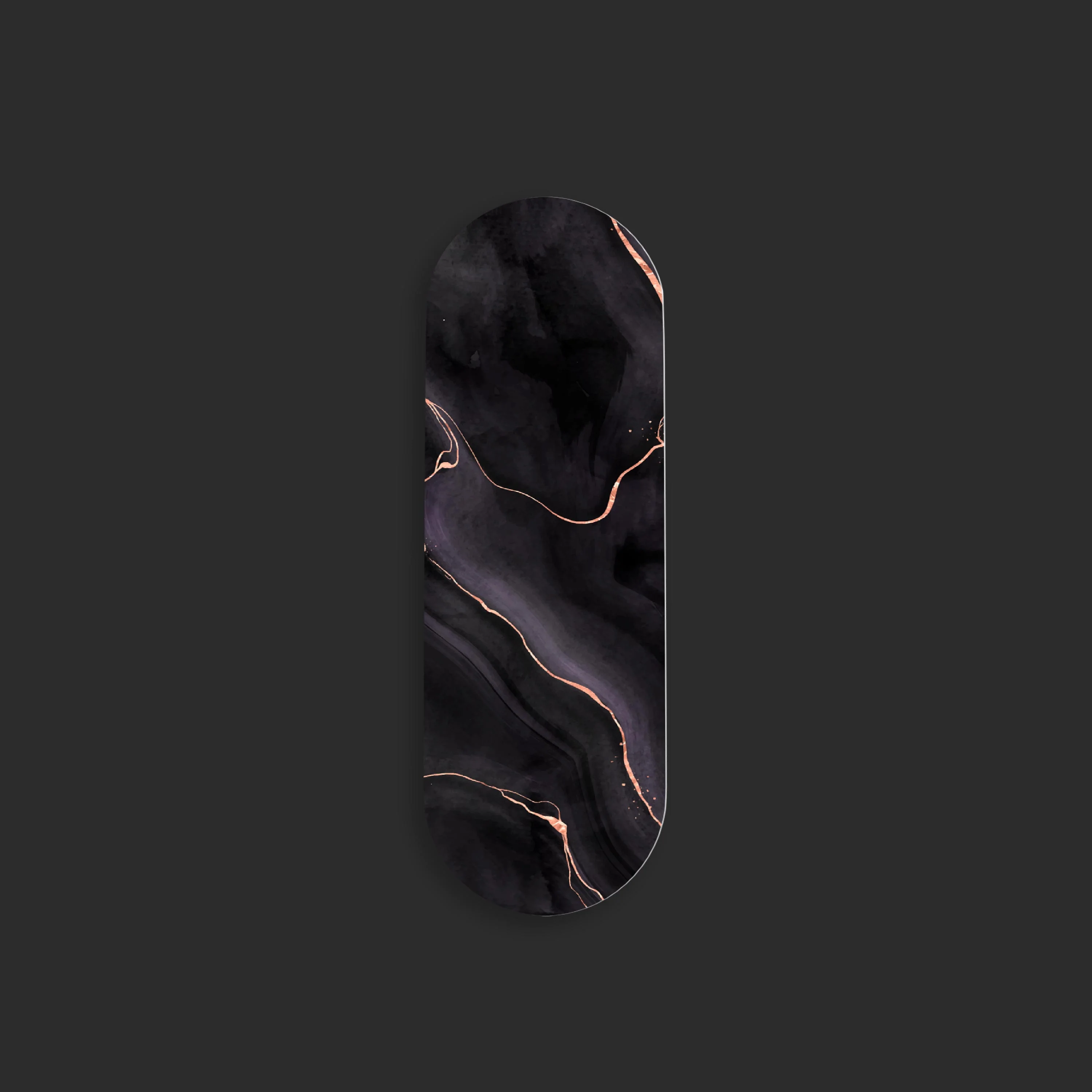 Black Marble Print Gripper