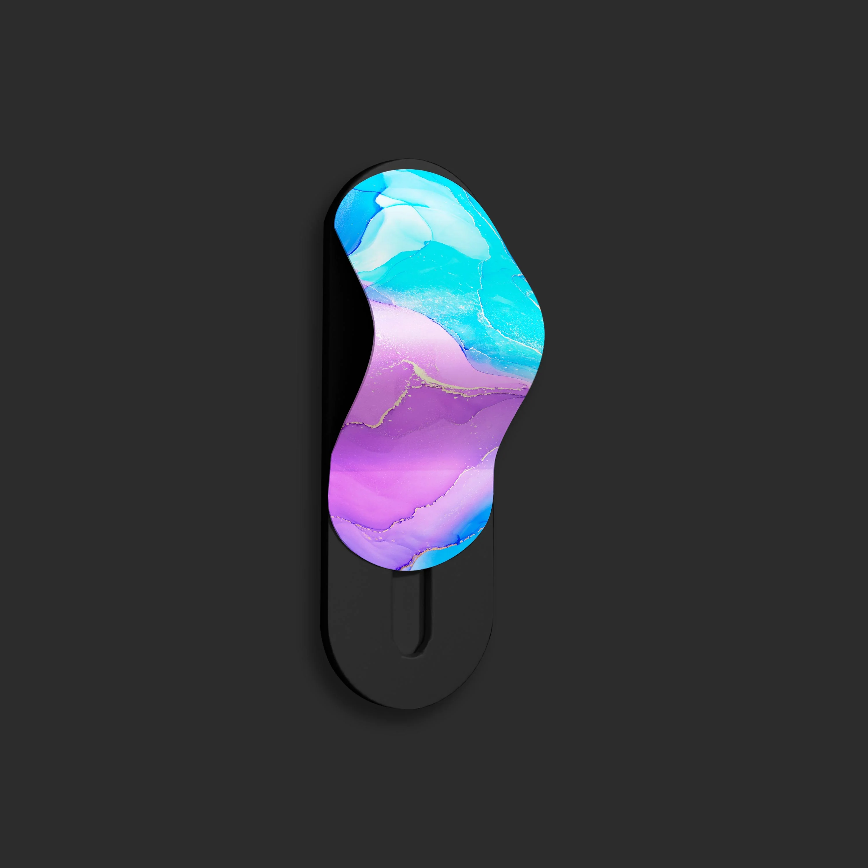 Blue Violet  Marble Print Gripper - Image 2