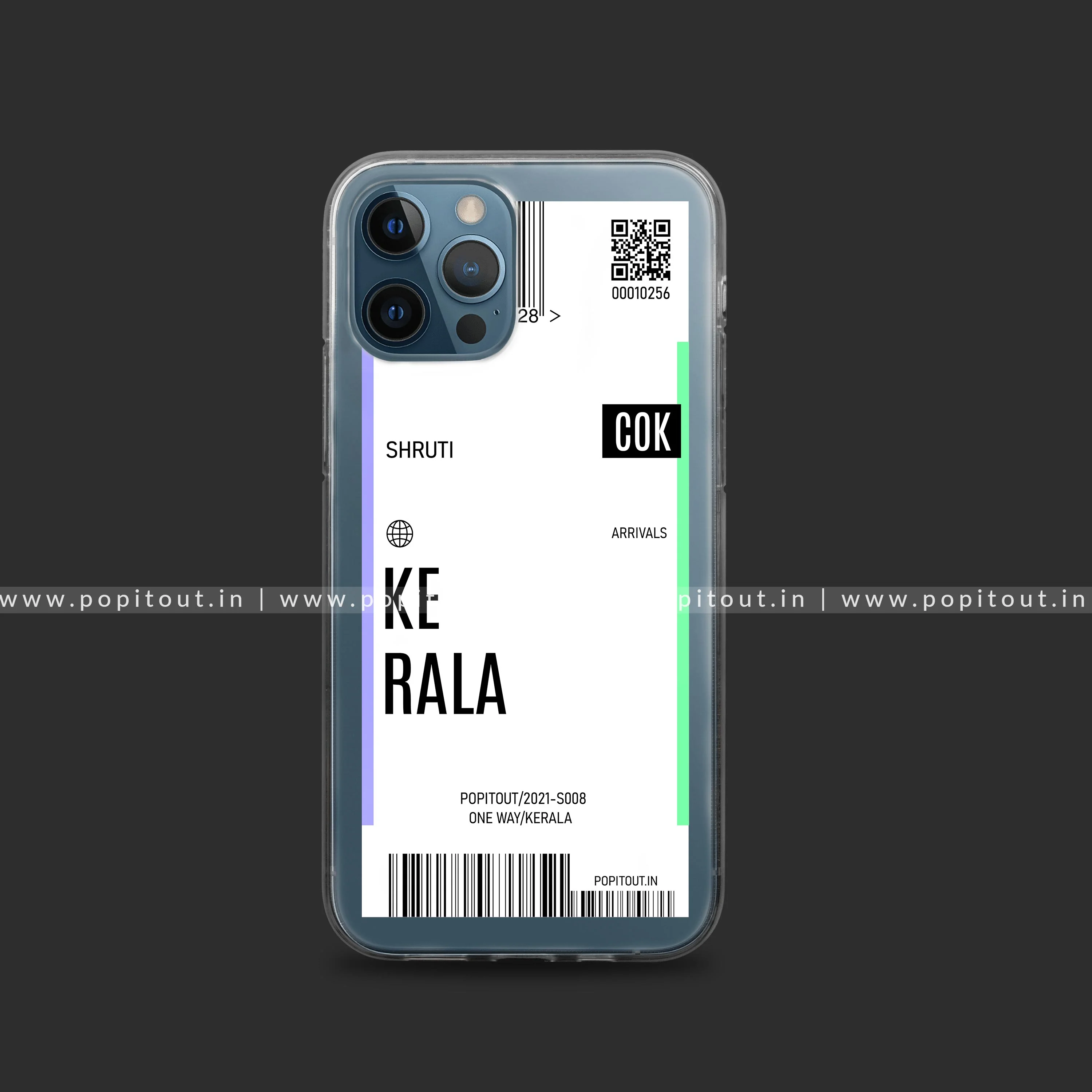 Boarding Pass Silicon Name Case - Image 13