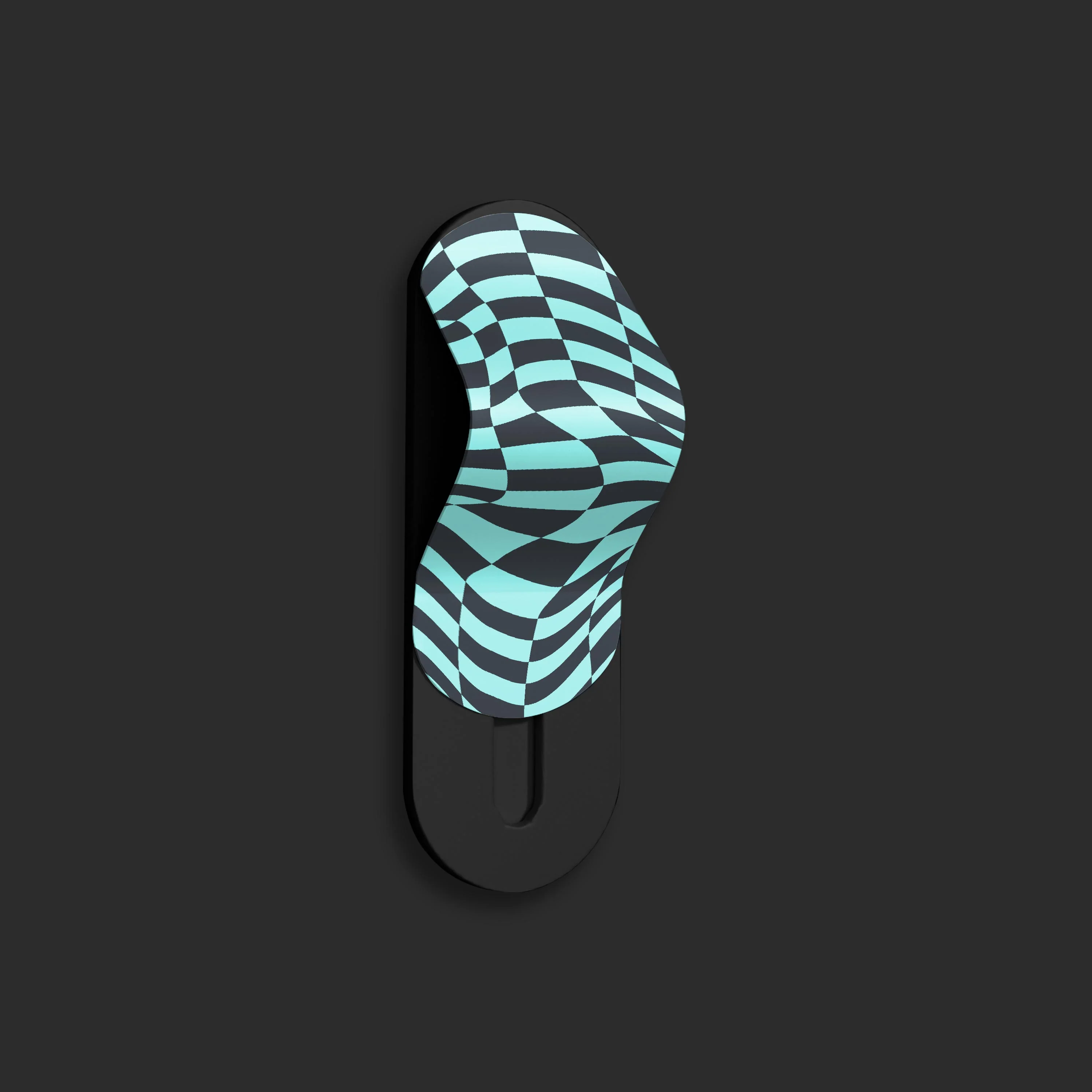 Cyan Checkered Gripper - Image 2