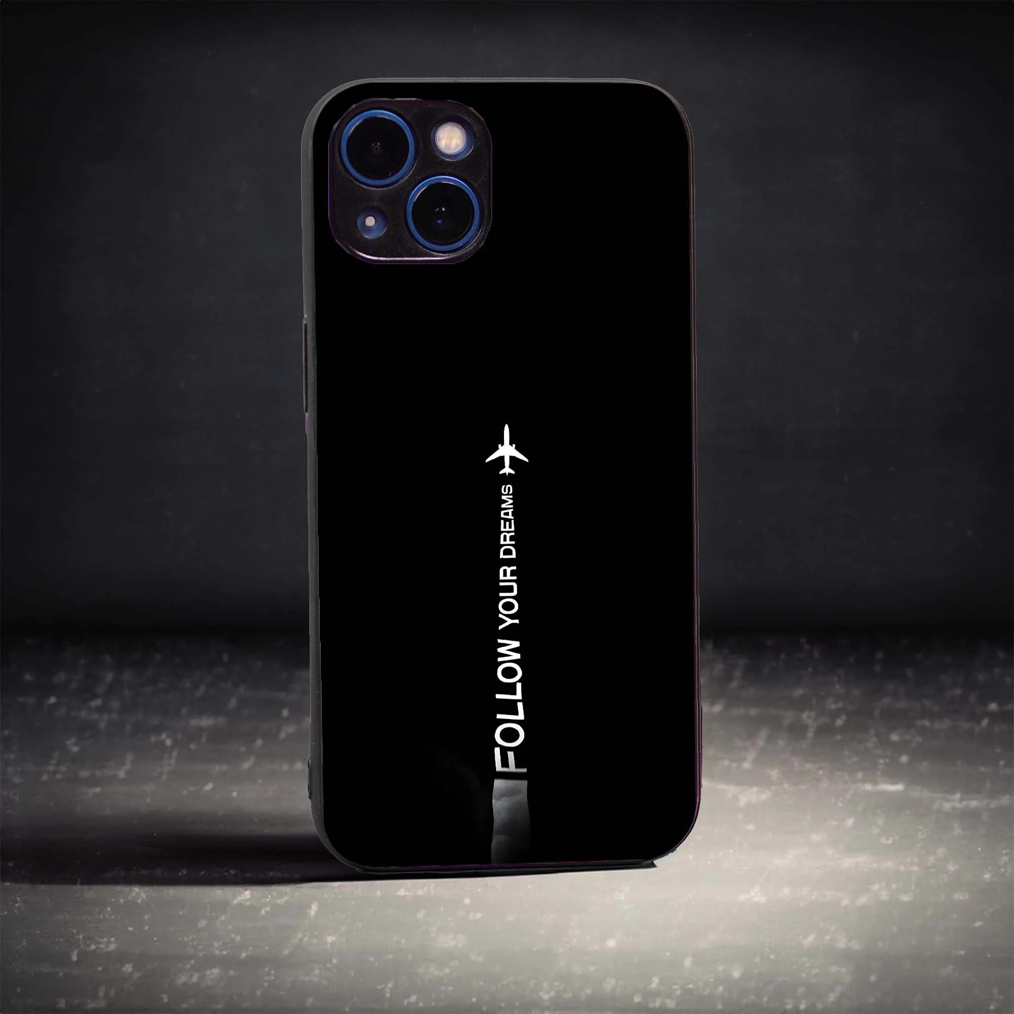 Follow your Dreams Glass Case