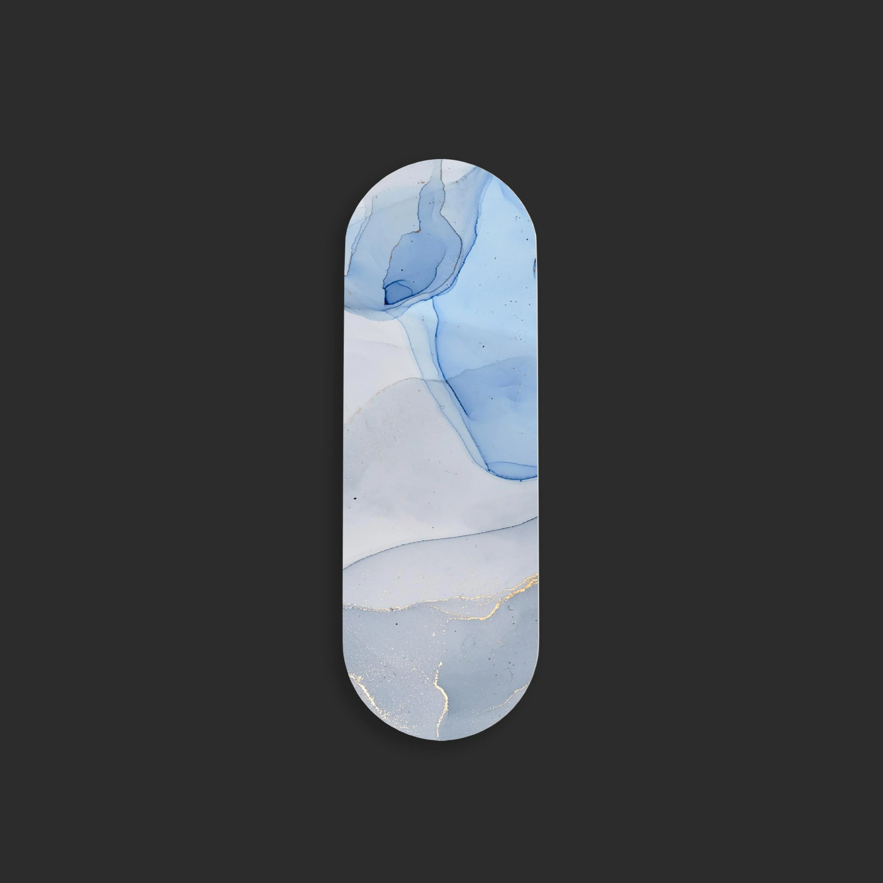 Grey Blue Marble Print Gripper