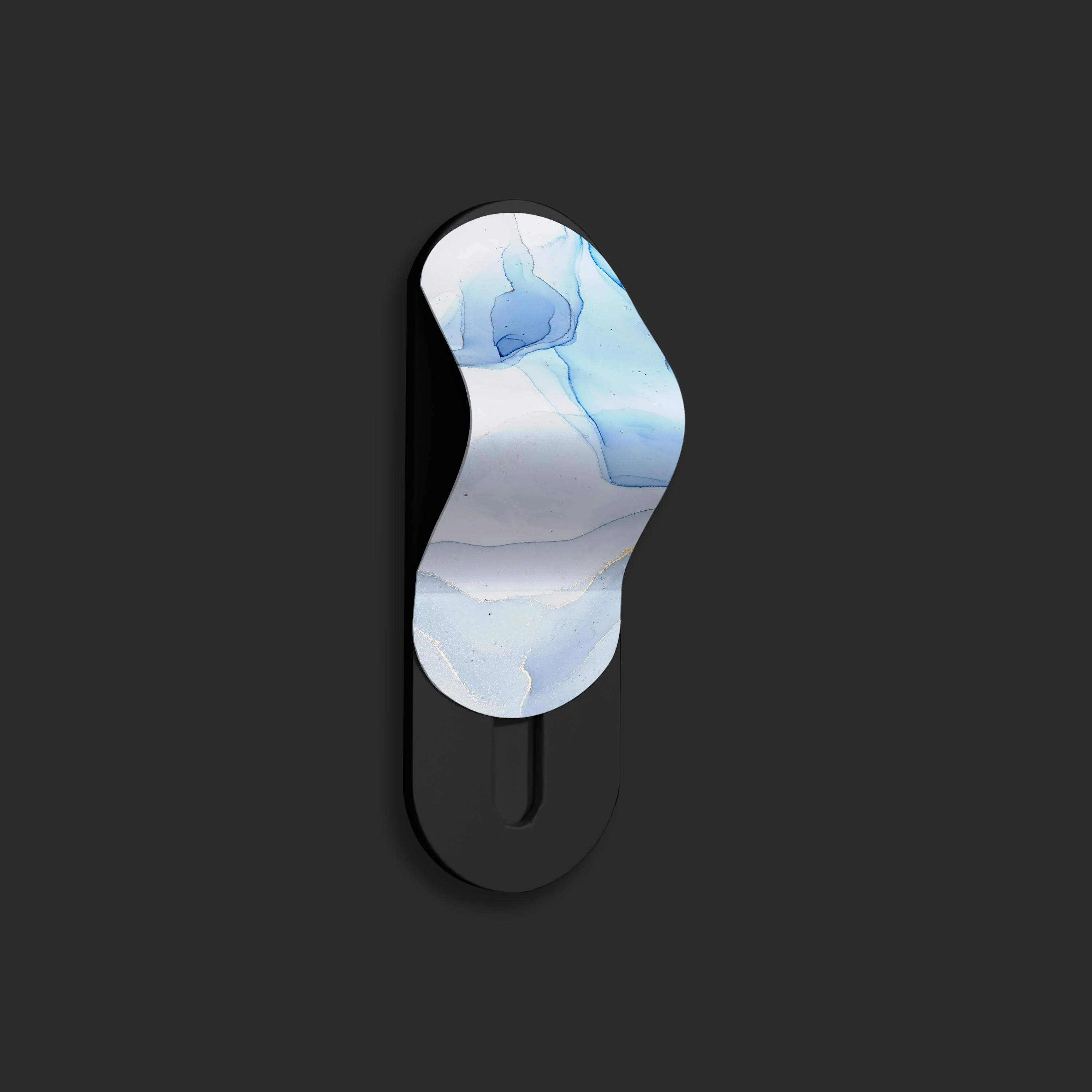 Grey Blue Marble Print Gripper - Image 2