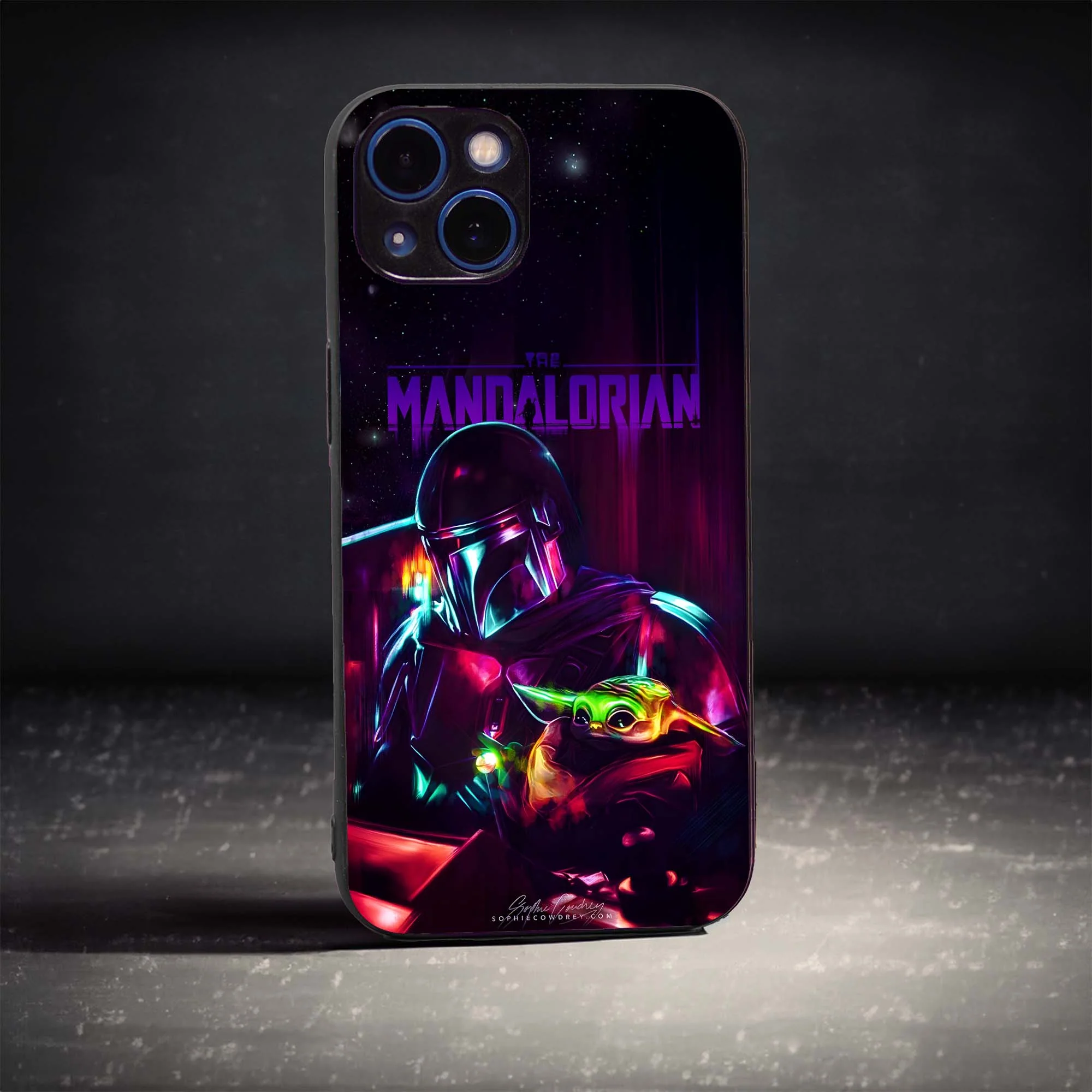 Mand and Jed Glass Case