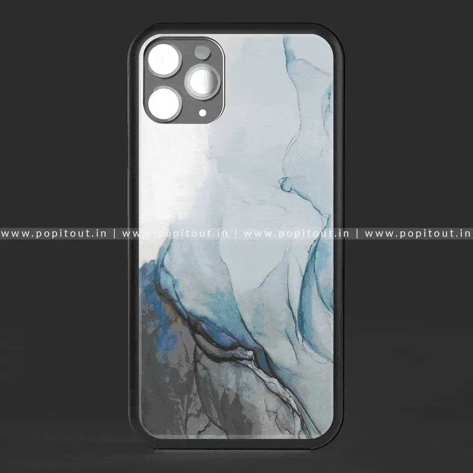 Marble Glossy Glass Case