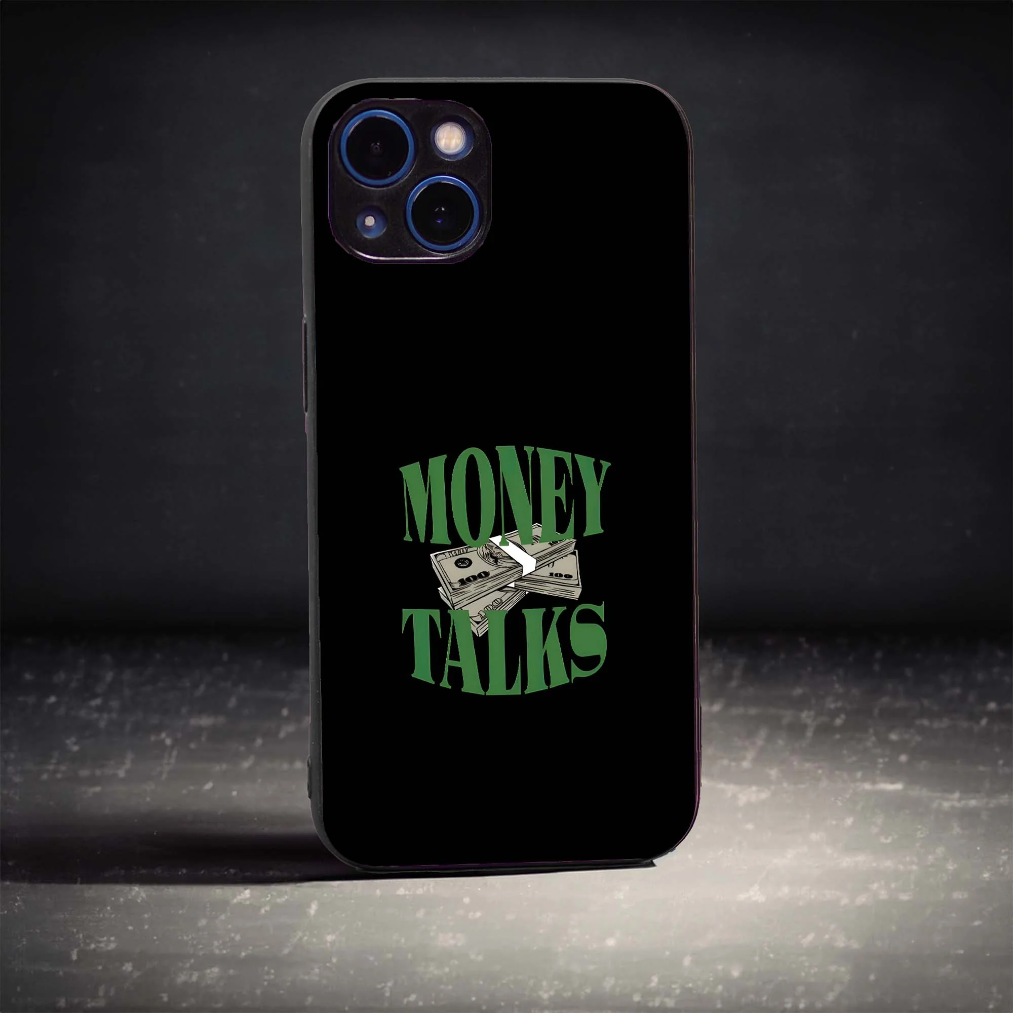 Money Talks Glass Case