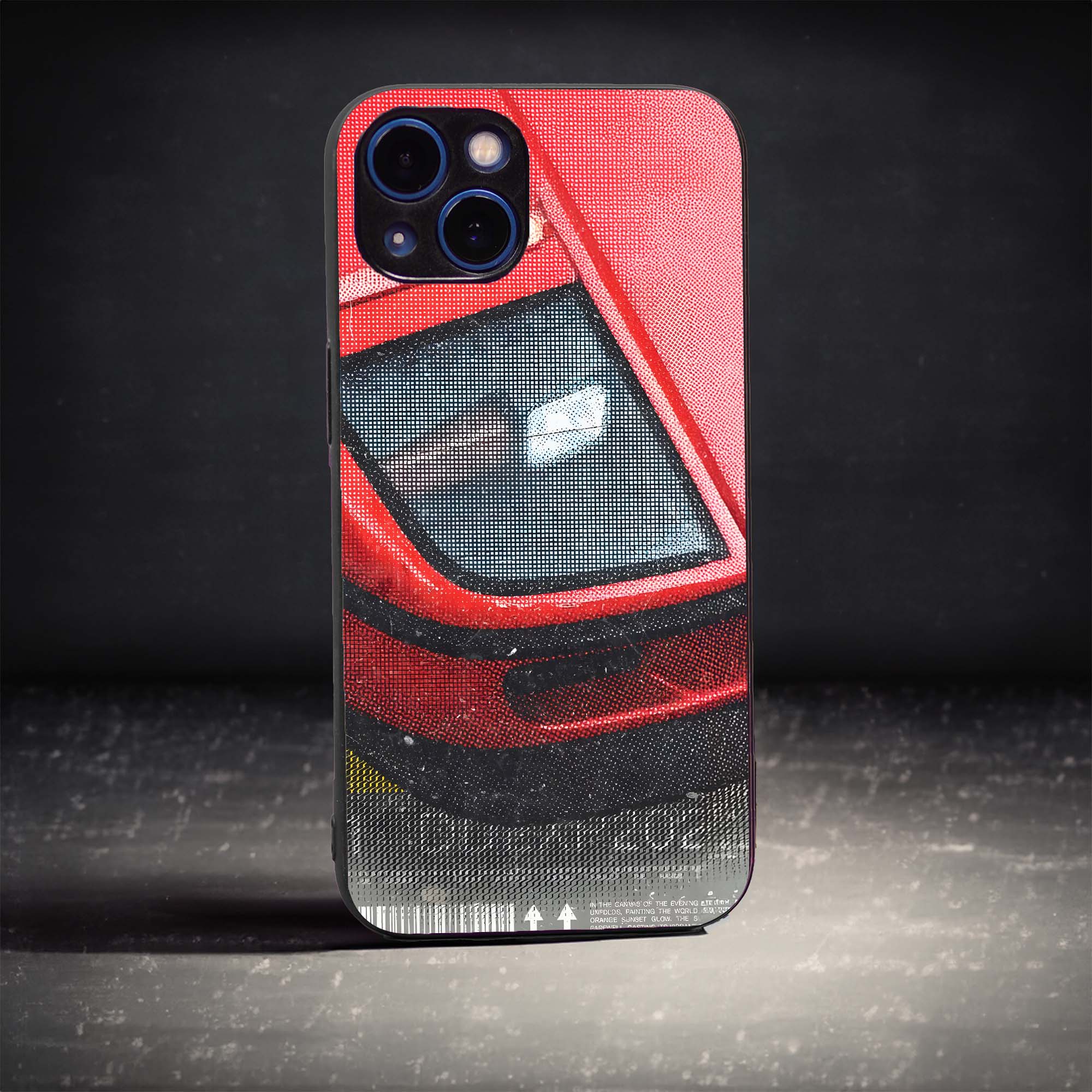 Pixel Car Glass Case