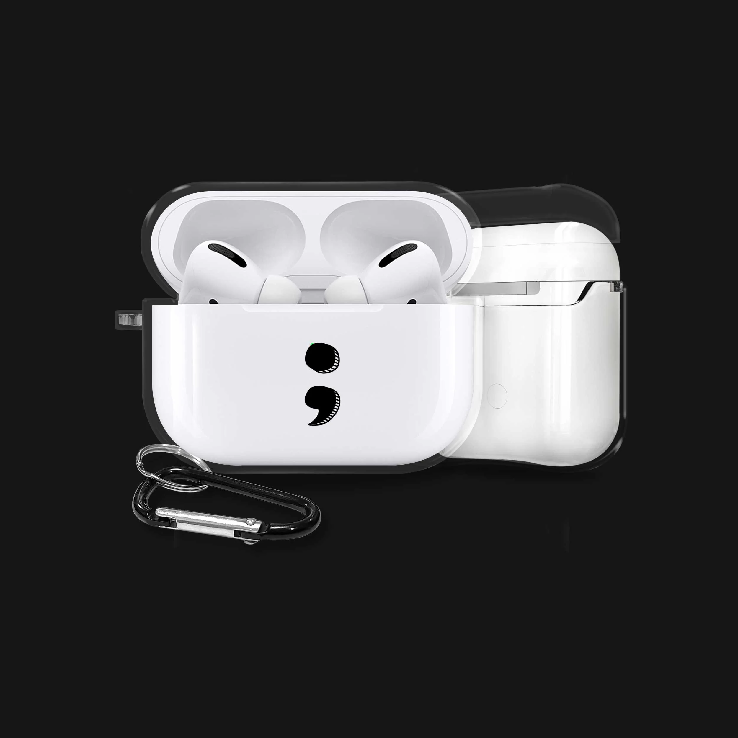Semicolon; Not End Of The Story Airpods Cases - Image 3