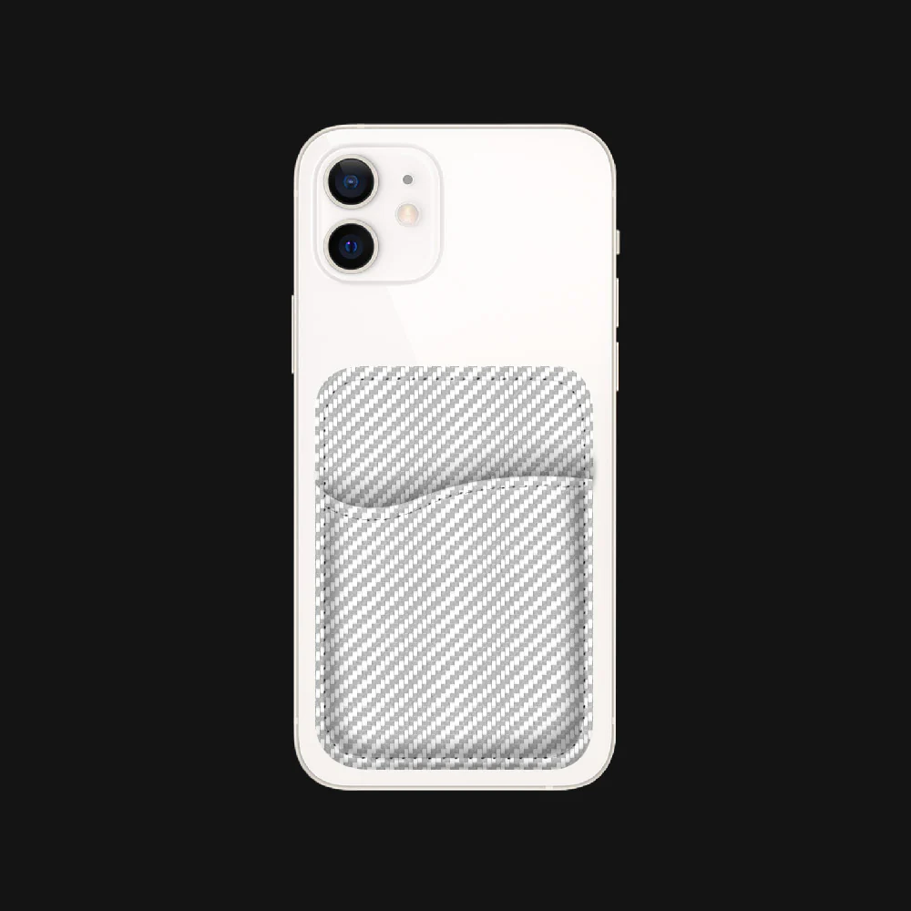 Silver Carbon Fibre Wallet