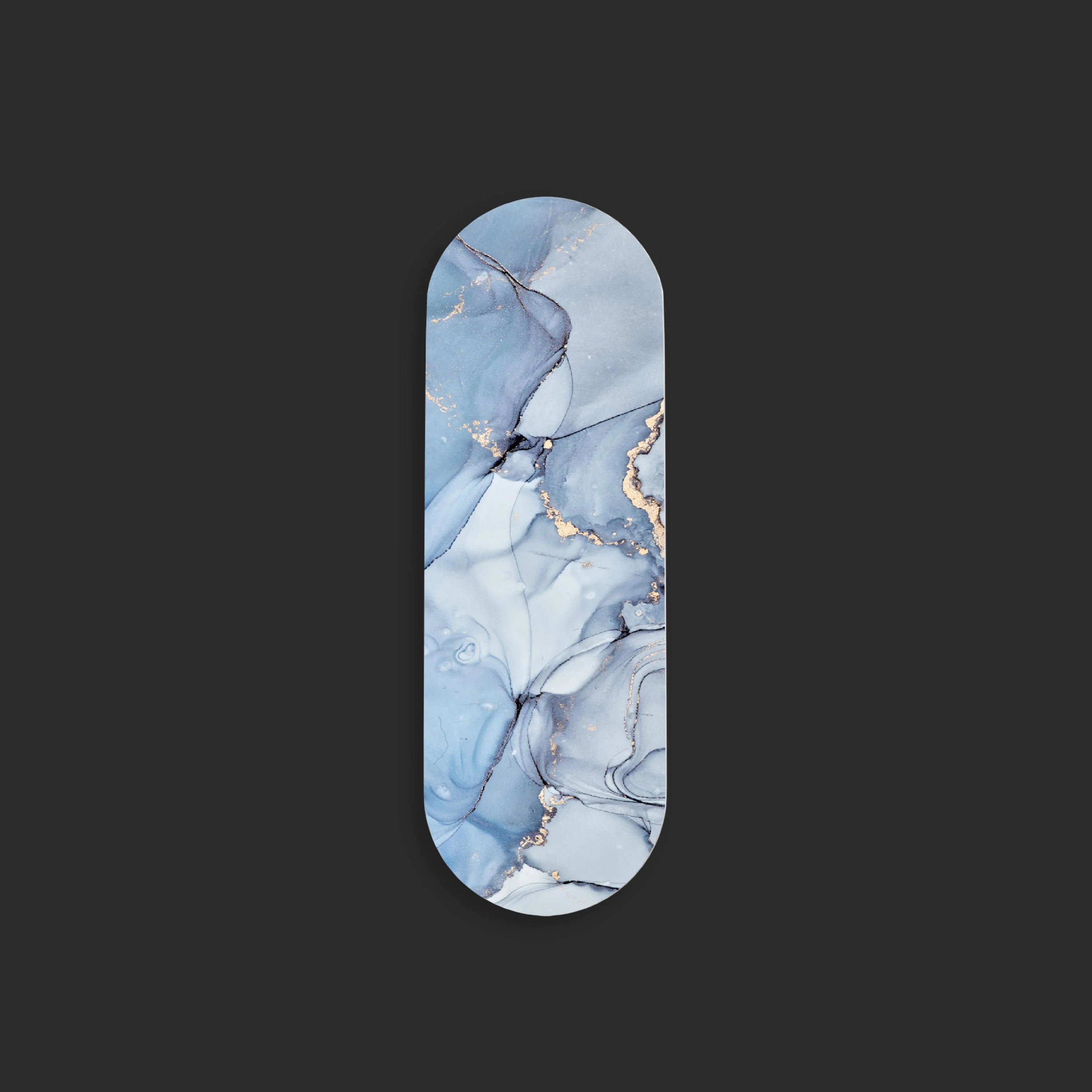 Smokey Blue Marble Print Gripper