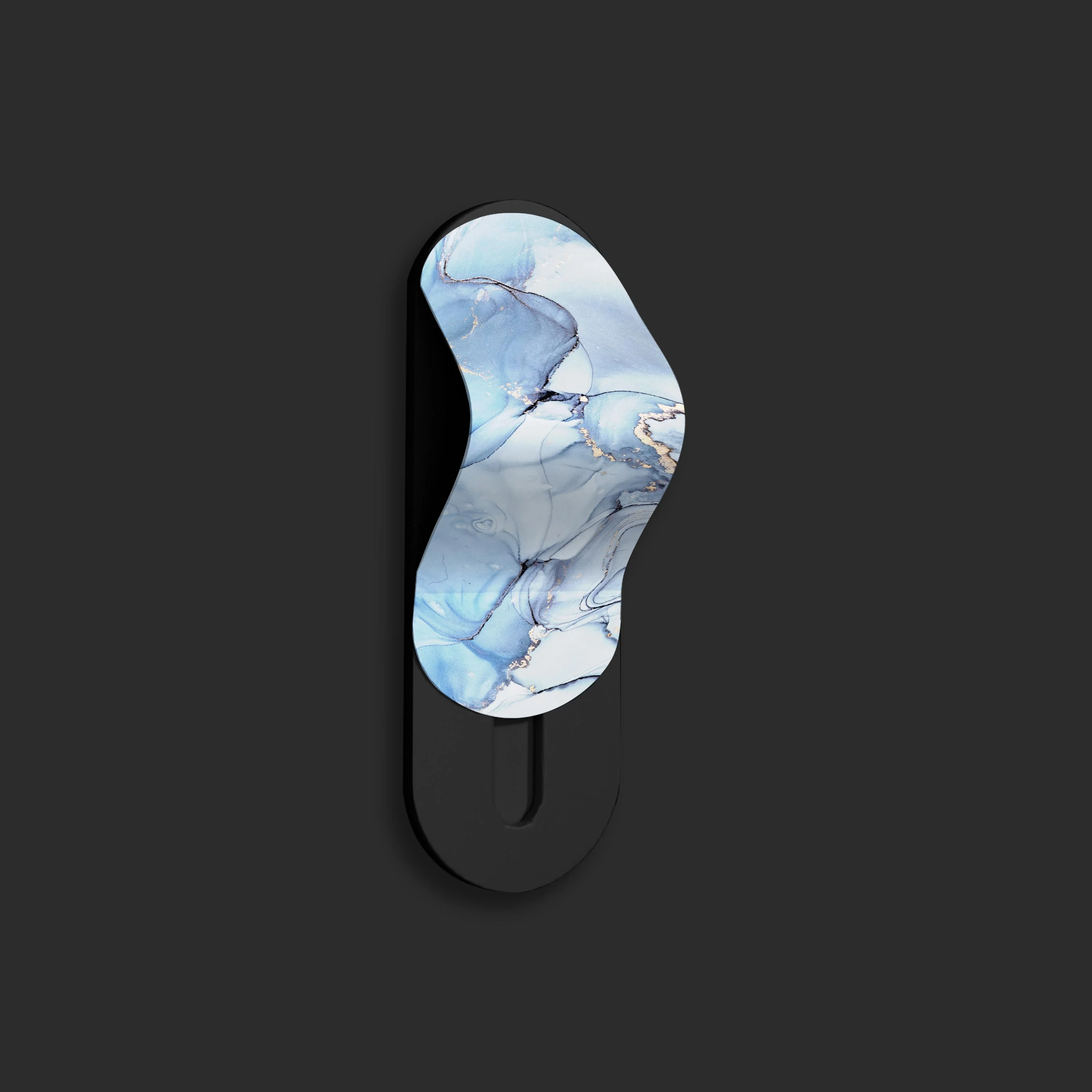 Smokey Blue Marble Print Gripper - Image 2