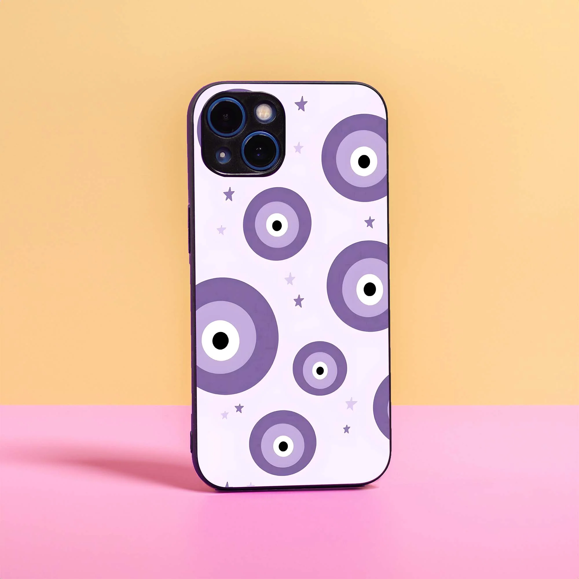 Starry Evil Eye Glass Case