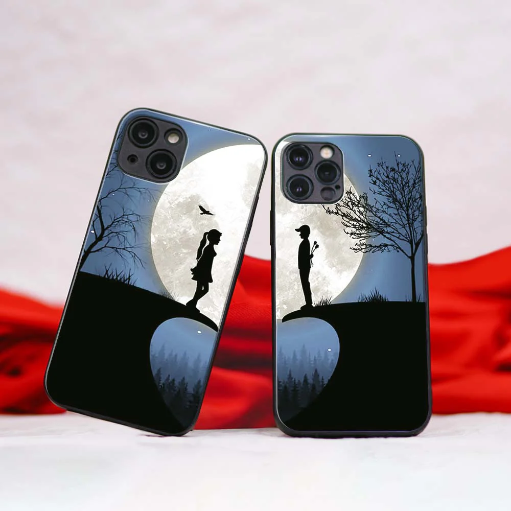 Surprise Ahead Couple Glass Case