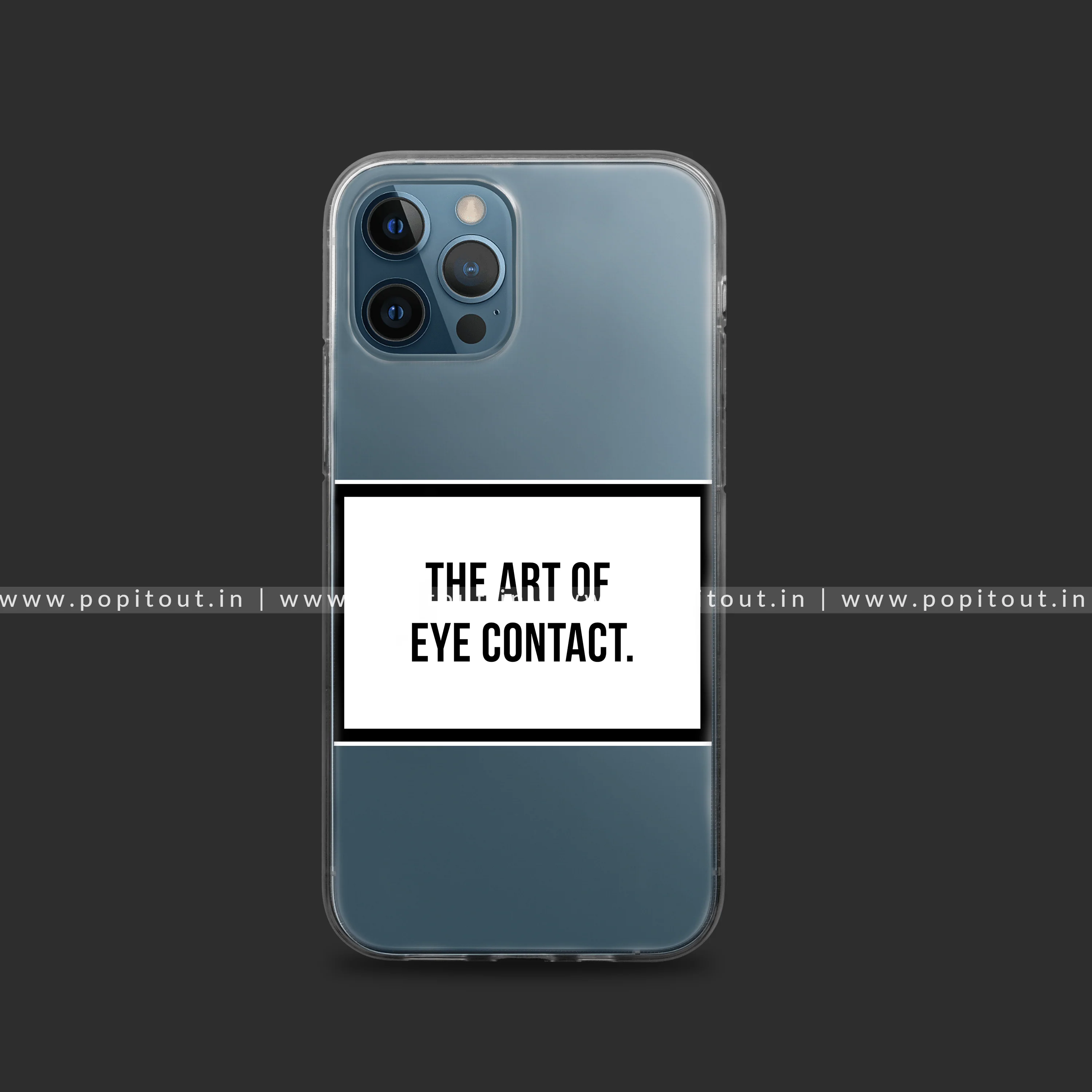 The Art Of Eye Contact Silicon Clear Case - Image 2